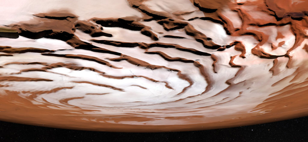 Il polo sud di Marte