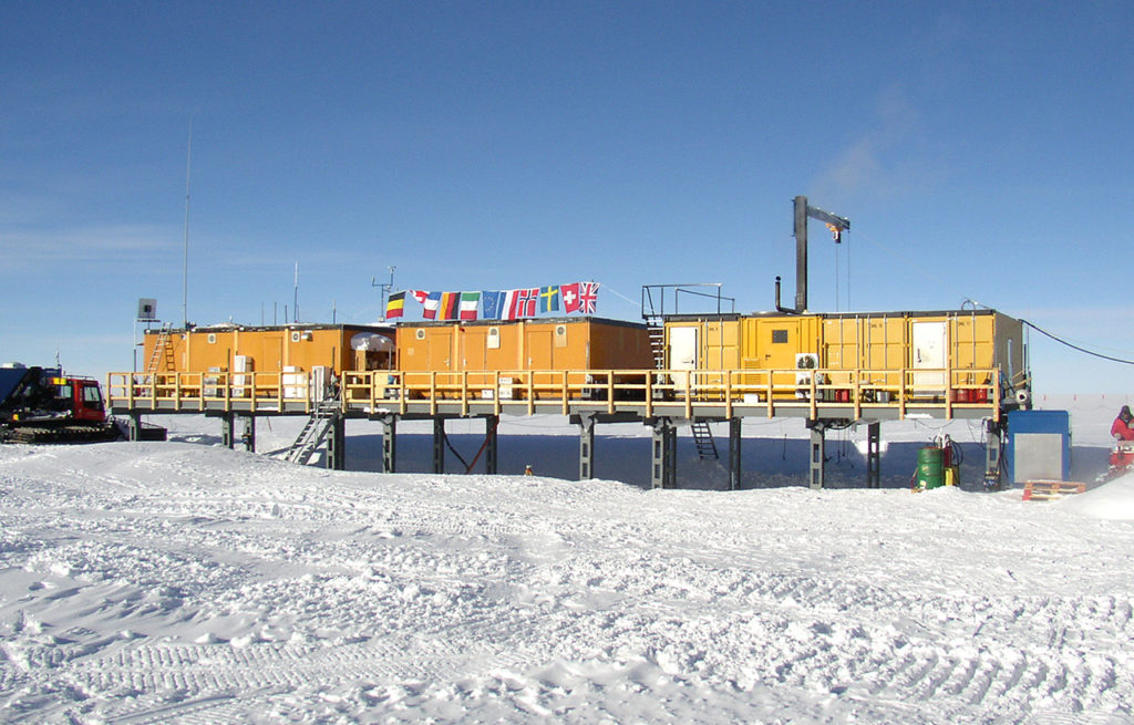 La stazione tedesca Kohnen, nella Terra della Regina Maud, in Antartide