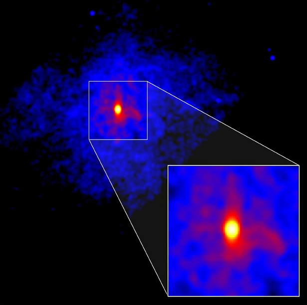 Immagine della stella 3C58, una probabile candidata stella di quark