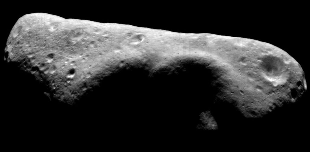 L'asteroide Eros visto dalla sonda NEAR