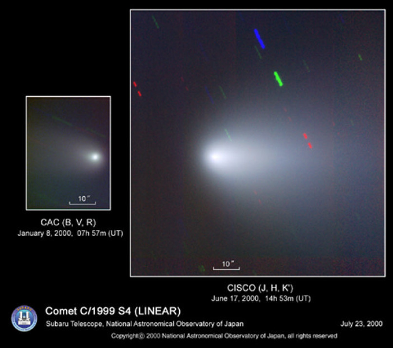 La cometa C/1999 S4 al Subaru Telescope