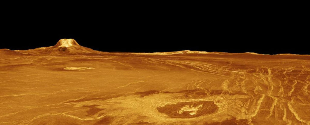 Immagine 3D della Eistla Regio, Venere