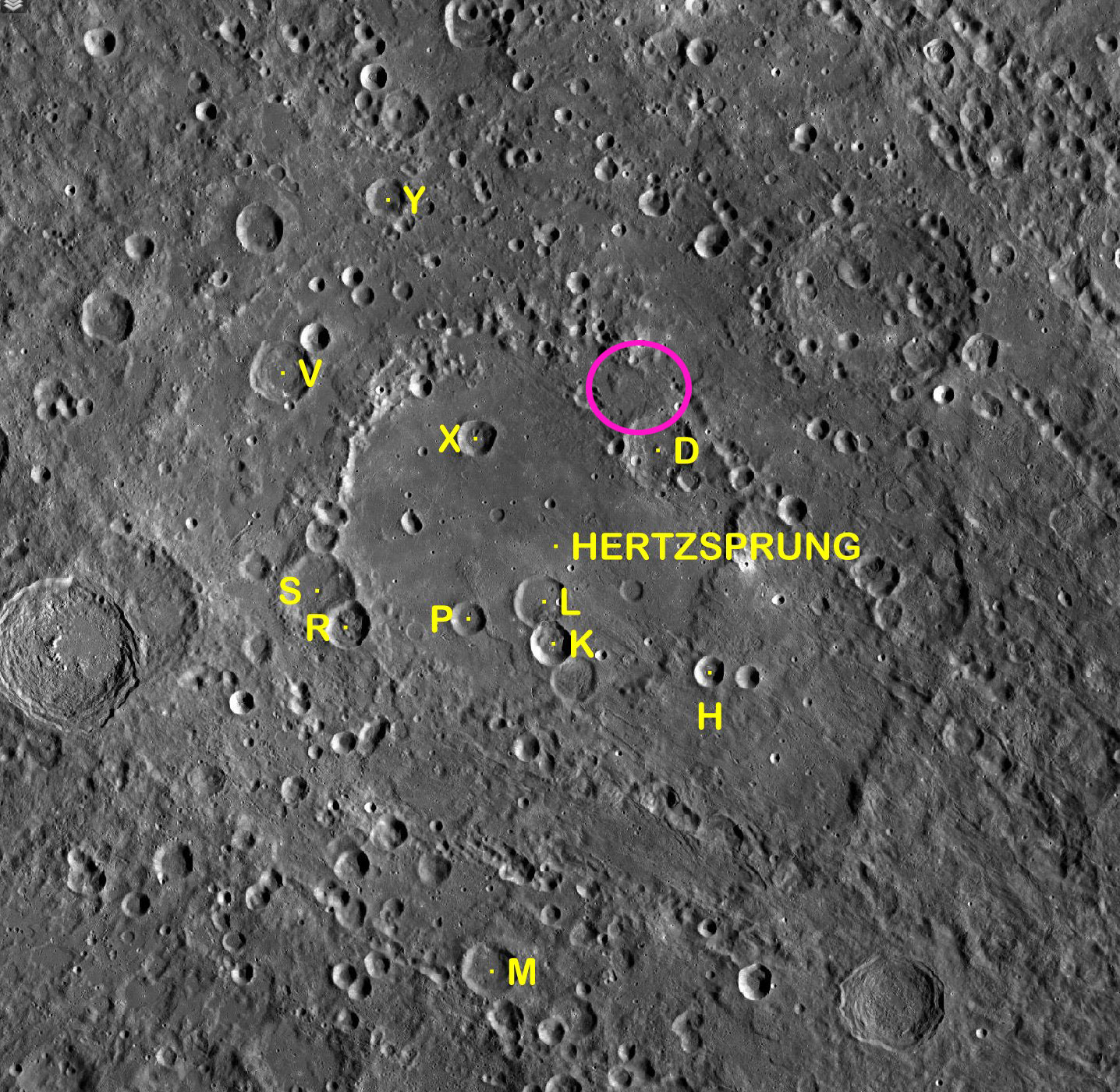L'area dell'impatto del secondo stadio del Falcon-9 sulla Luna