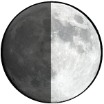 Cielo del mese - Luna al primo quarto
